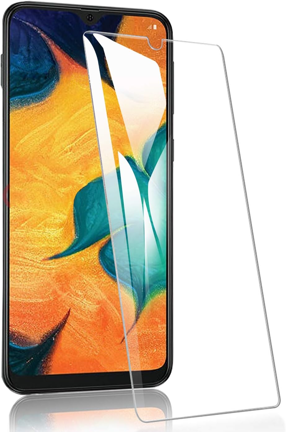 2 Pack Premium Screen Protectors for Samsung Galaxy A50/M30/A30, Clear Tempered Glass Film for Samsung A50, M30 and A30 with Ultra-Thin 0.25mm Thickness, High Clarity and Case Friendly