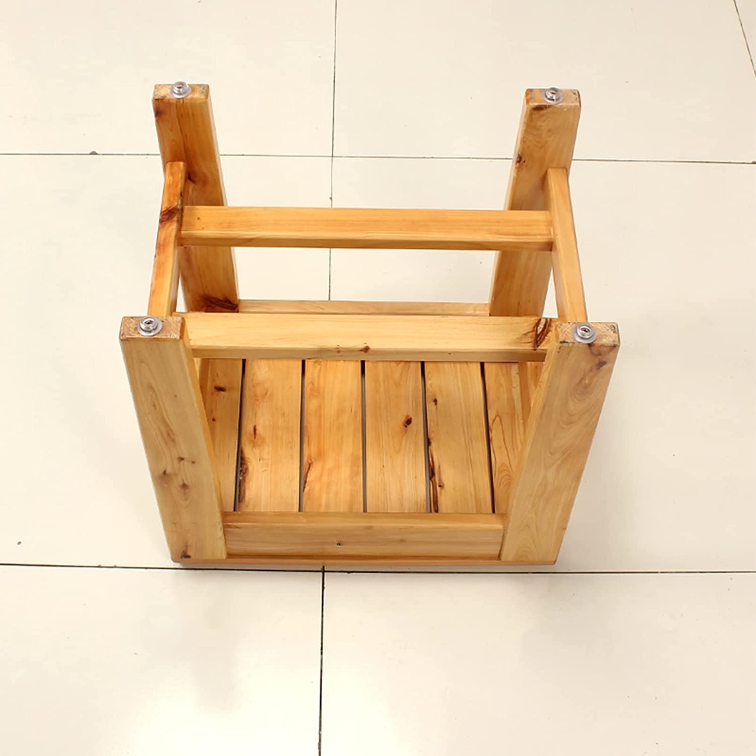 Taburete de Ducha de Esquina de Madera, Taburete de Ducha de Esquina, Asiento de Esquina para Ducha, Afeitado de piernas, en baño, Sala de Estar, Dormitorio, jardín y Ocio.