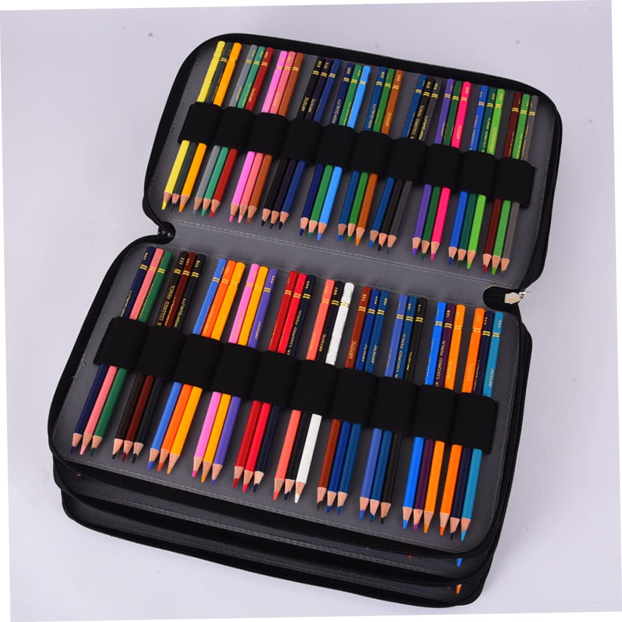 NUOBESTY Astuccio Portatile Multi per Cancelleria Capacità per Organizzazione Pratica e per Scuola e Ufficio