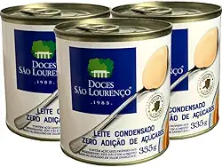 Kit 3 Leite Condensado Diet São Lourenco 335g