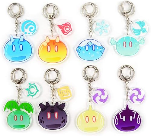 Genshin Impact game - Llavero de acrílico con diseño de limo