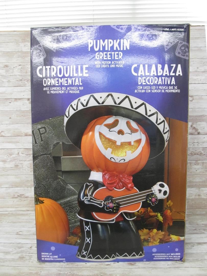 Amazon.co.jp: ハロウィン パンプキン グリーター オブジェ 置物