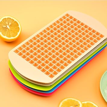 Mini Ice Cube Trays 160 Grids Silicone Cube Kitchen Refrigerator Mold