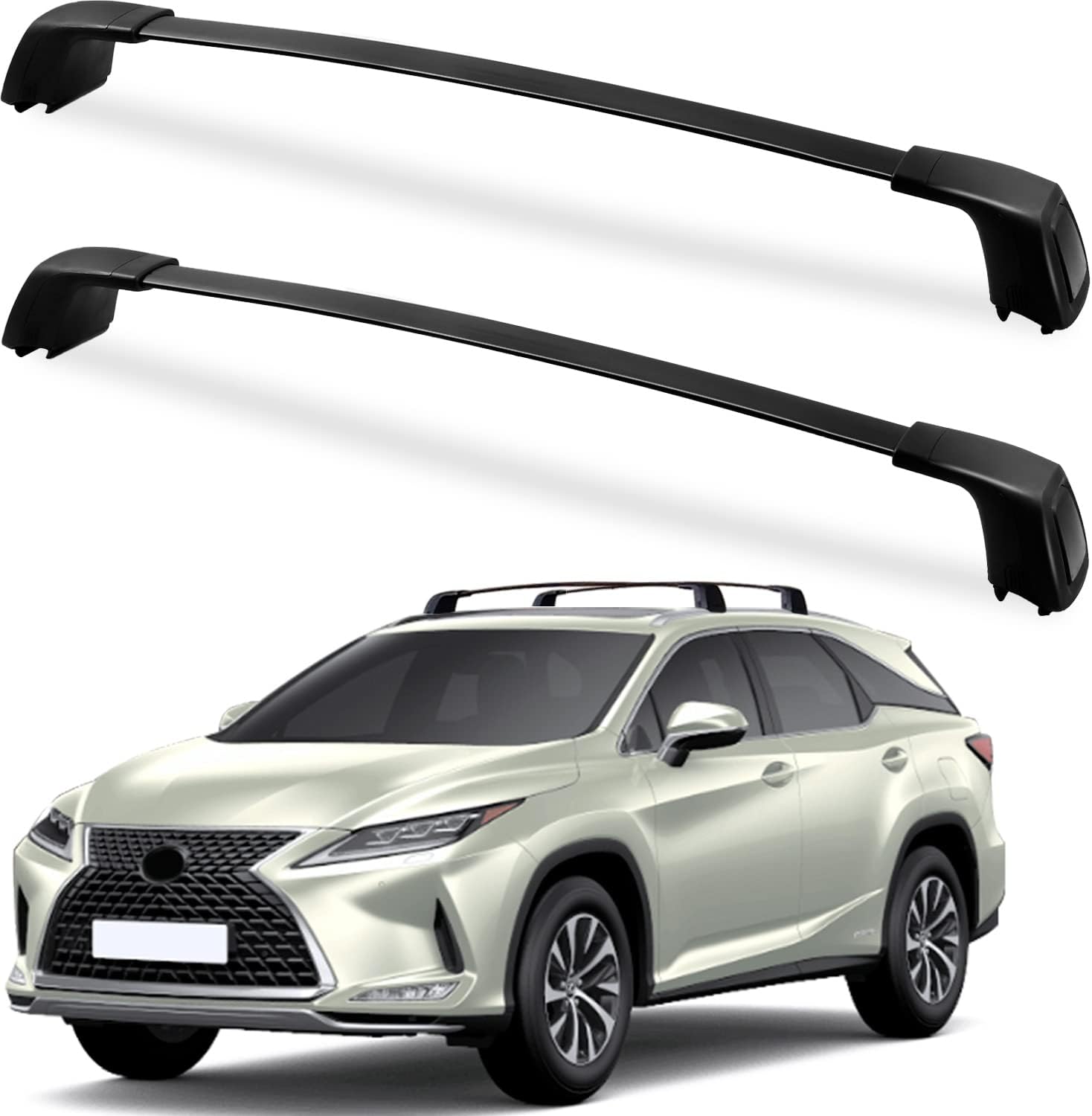 Heavy Duty AntiTheft Roof Rack Cross Bars Compatible with Lexus RX RX350 RX350L