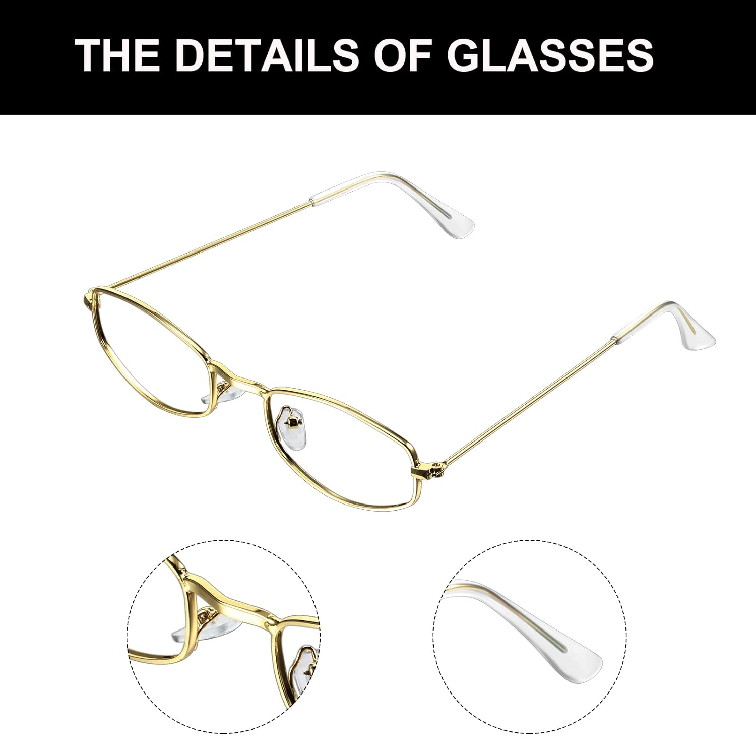 WILLBOND 8 Pcs Old Man Costume Old Man Wig Cane Glasses Faux Eyebrows Mustache Suspenders Bow Tie 100th Day of School Cosplay(Black) - Image 5