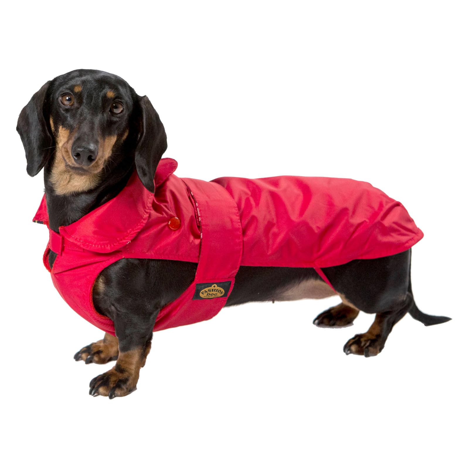 Fashion Dog Cappottino per cani speciale per bassotto – rosso – 33
