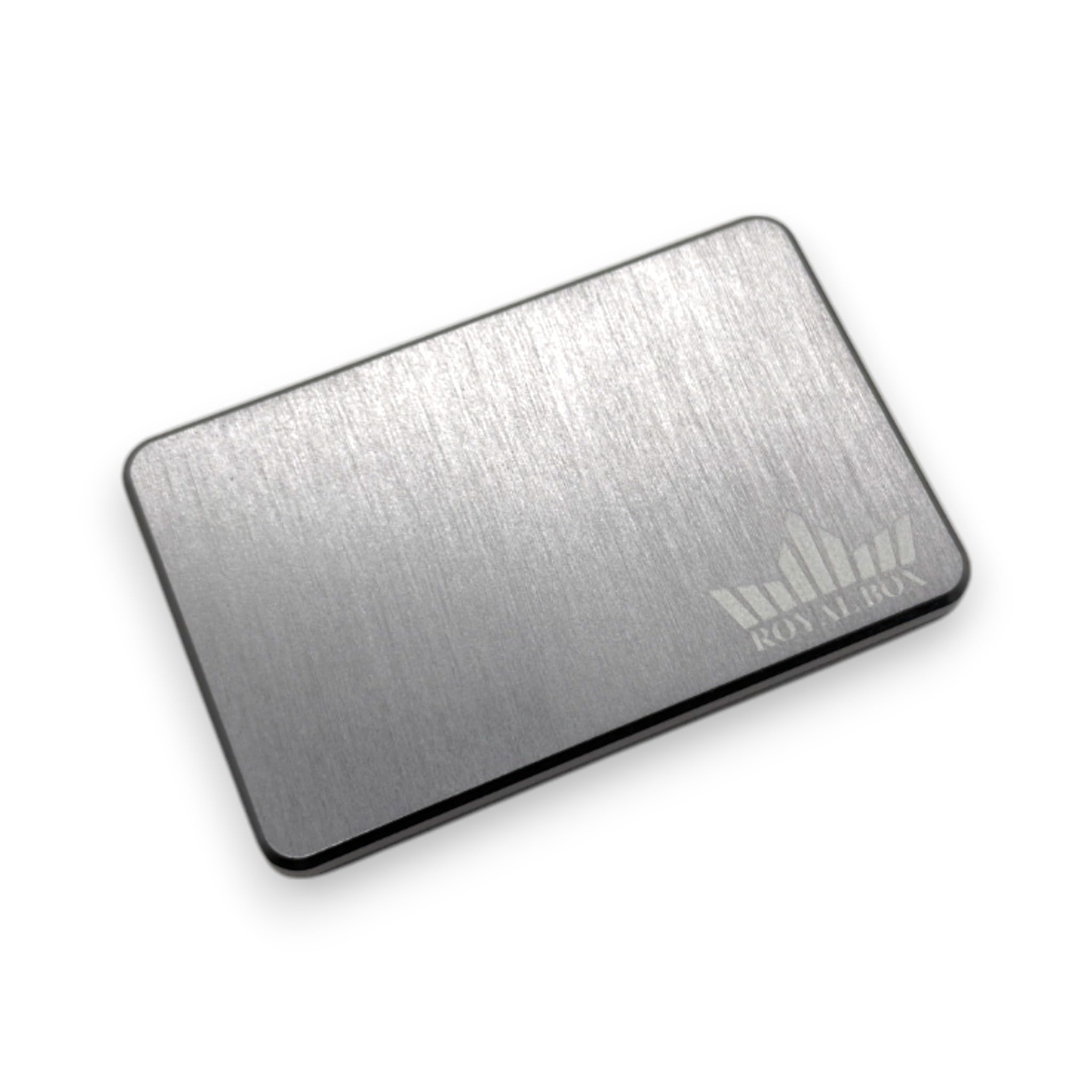 M&M Smartek Royal Box Titanium Classic - Caja con 8 compartimentos y 2 tubos | Caja de aluminio anodizado con 8 compartimentos y 2 tubos, resistente, compacto y fácil de limpiar.