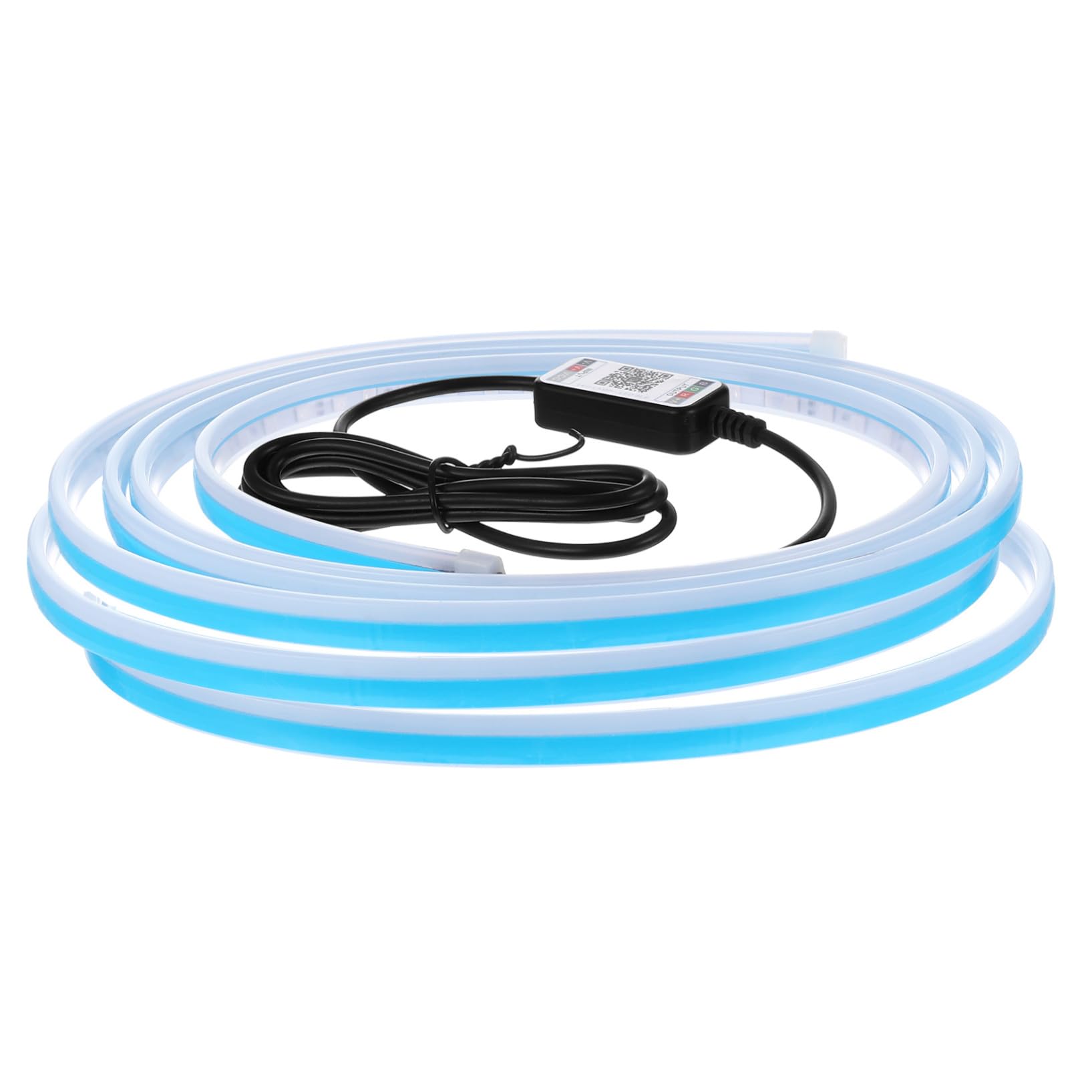 Tira de Luces LED Rgb para Capó de Coche 180cm de Silicona | Control por Aplicación, Color Cambiante, para Conducción Nocturna, Instalación Sencilla