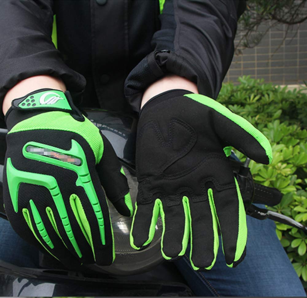 Guantes De Ciclismo con Dedo Completo, Guantes De Pantalla Táctil, para Mountain Road Bicicleta/Motocicleta Ciclismo/Escalada/Caza/Esquí,Blue-L