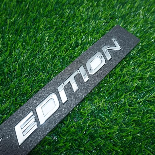 Image of Rear Tailgate Trunk Lid Emblem Nameplate 3D Letter Badge Replacement for 20-21 Black Edition 08F20-TG7-100G 1Pc (Chrome)
