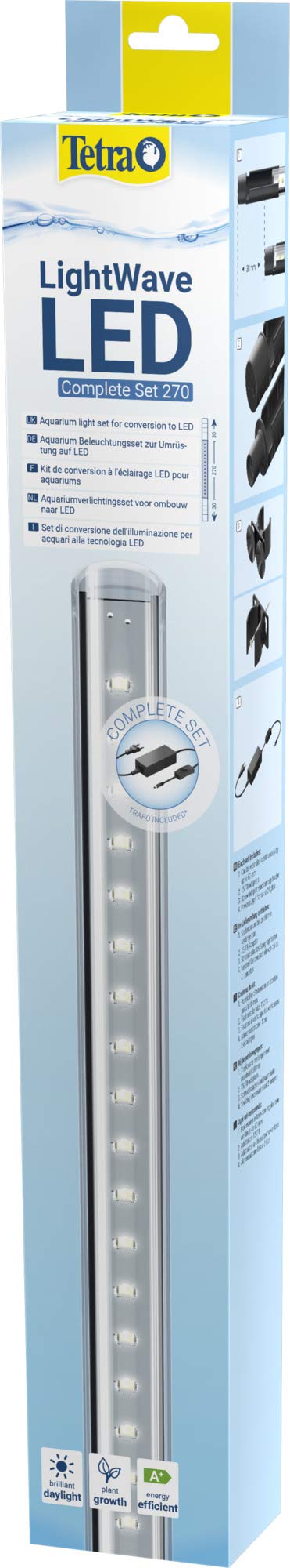 Tetra LightWave Set 270 Éclairage LED Étanche pour Aquarium