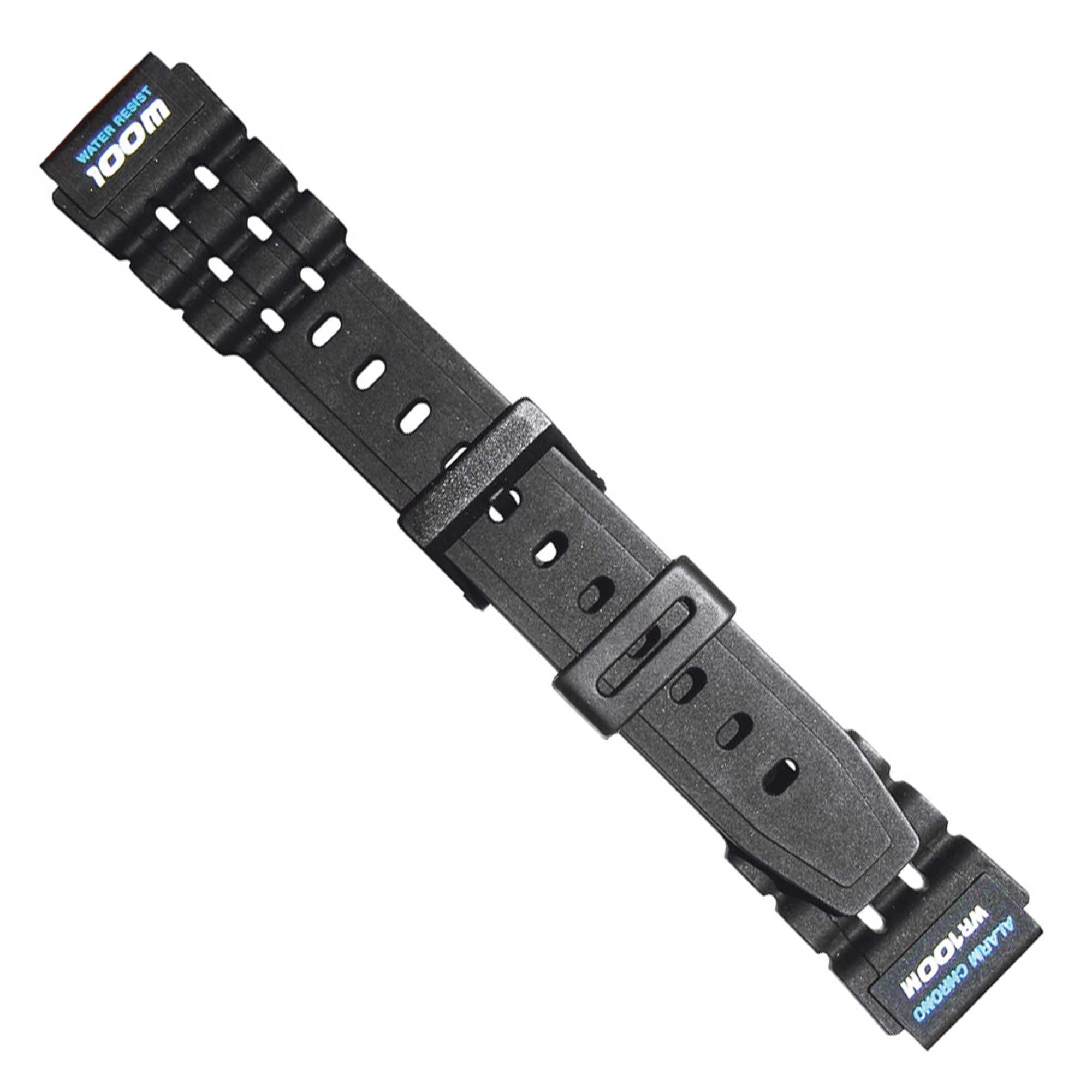 Cinturino Orologio In Gomma Per Casio F-91W - Nero, 18mm, Resistente All'Acqua - Foto 11