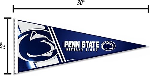 Miniatura 5 de Rico Industries NCAA Primary - Banderín de fieltro para decoración de pared, de 12 x 30 pulgadas, ideal para el hogar, dormitorio, decoración de