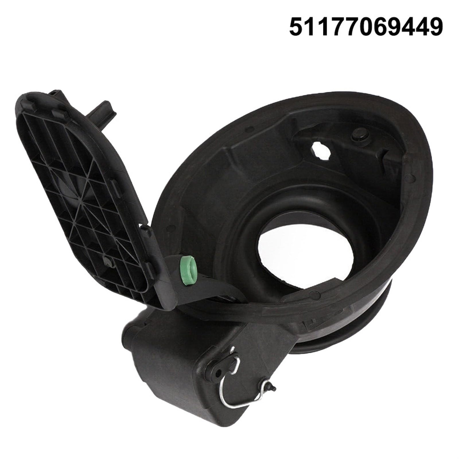 Tapa de combustible con bisagra,51177069449, para BMW Serie 1 E87 E81 116i 118i 120d 2004-2012. Piezas exteriores de plástico. Tapa de combustible.