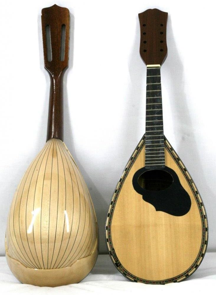 Musikalia Luthery Neapolitan Mandolin with ribs in maple, mosaic at the soundboard, rich floral inlay at the soundhole and black escutcheon