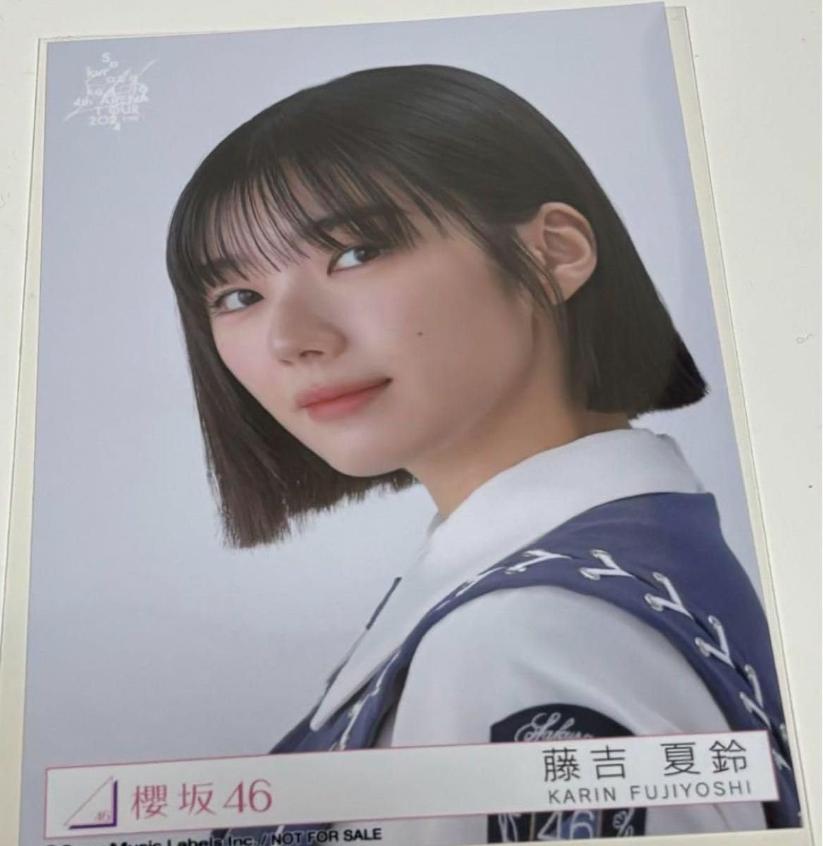 Amazon.co.jp: 櫻坂46 東京ドーム 限定生写真 自業自得 藤吉夏鈴