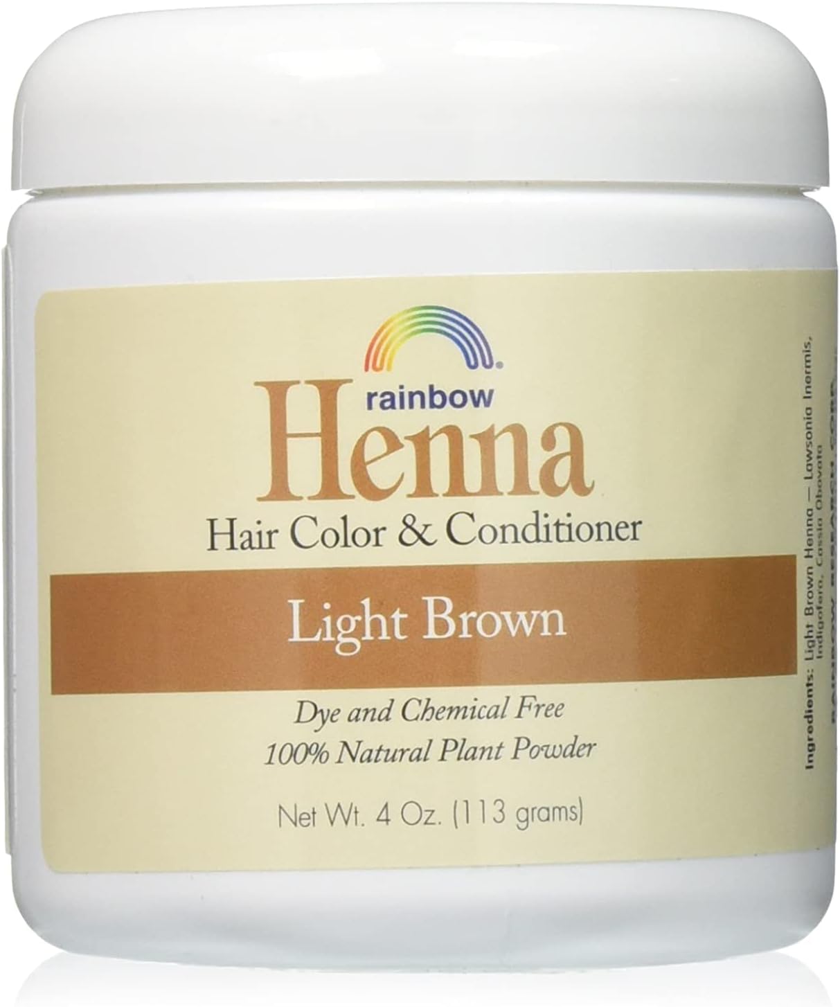 HENNA,PERSIAN LIGHT BROWN, 4 OZ Pack of 2