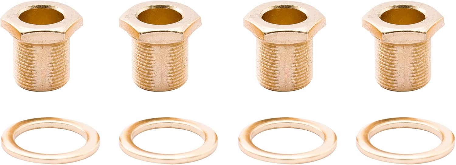 Musiclily Pro 15mm Bass Tuner Bushings and 19mm Washer for Electric