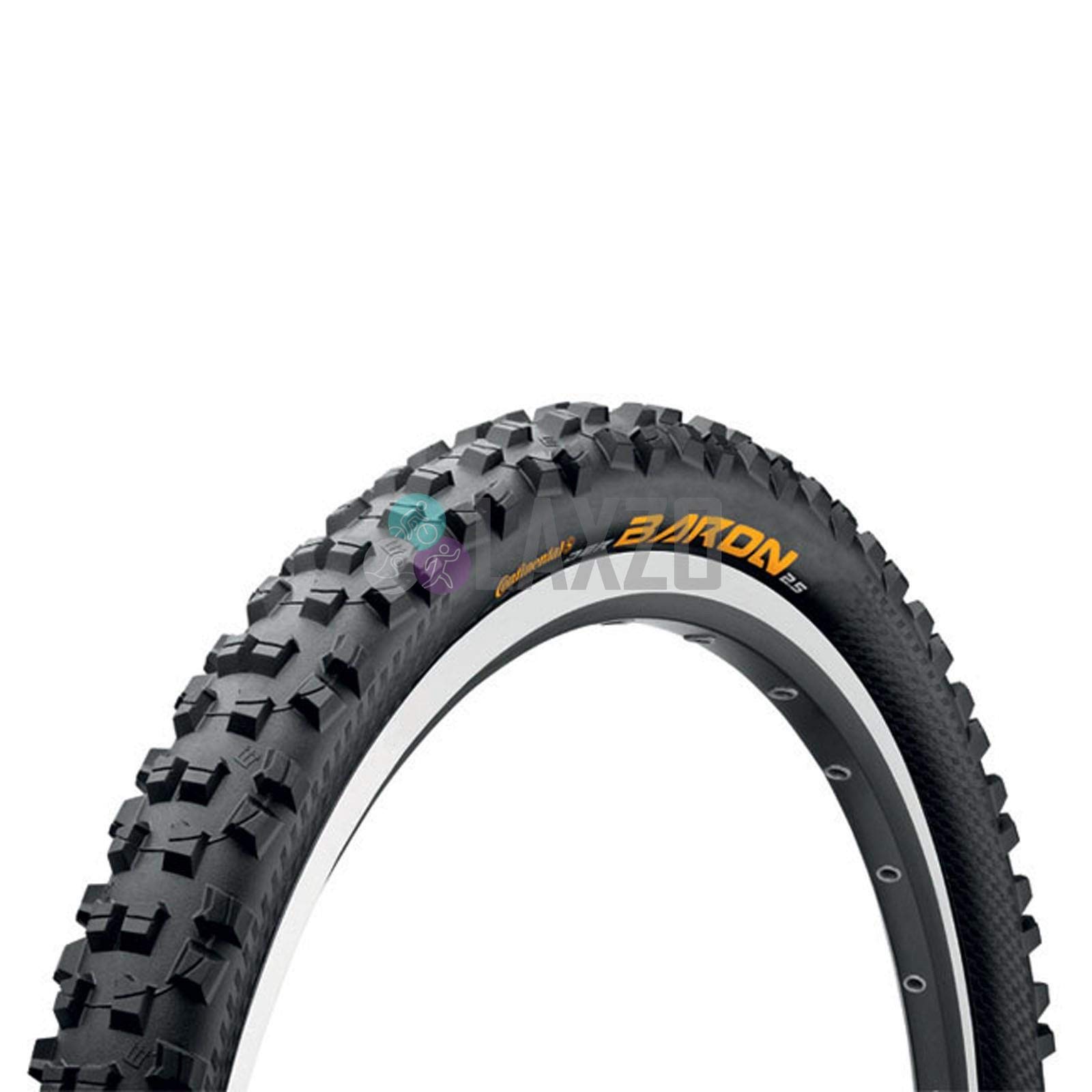 ContinentalDer Baron 100431 MTB Tyres 2.3 Inch / 26 x 2.3 Foldable Black