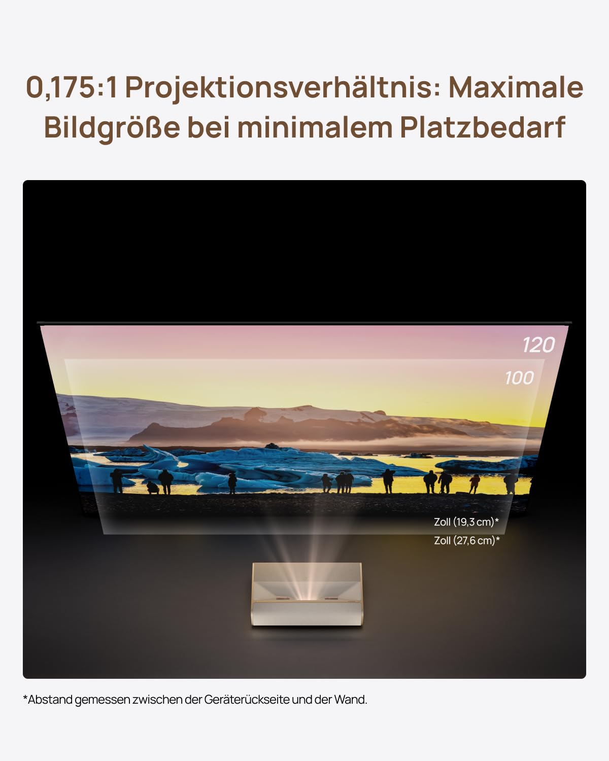 XGIMI MIRA 4K Ultrakurzdistanz Beamer & Laser TV, 2000 ISO-Lumen