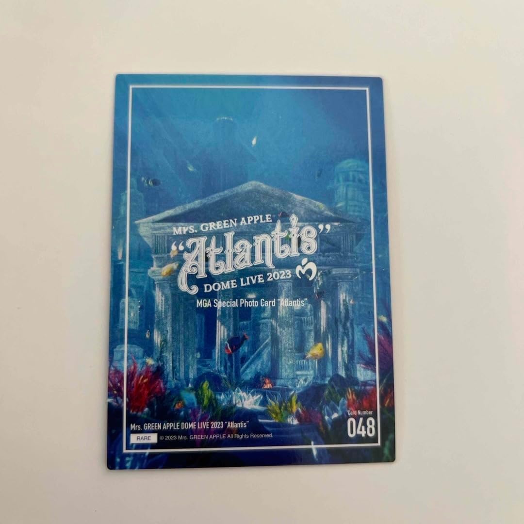 大森元貴 フォトカード Atlantis レア 048 Mrs. GREEN APPLE フォトカ