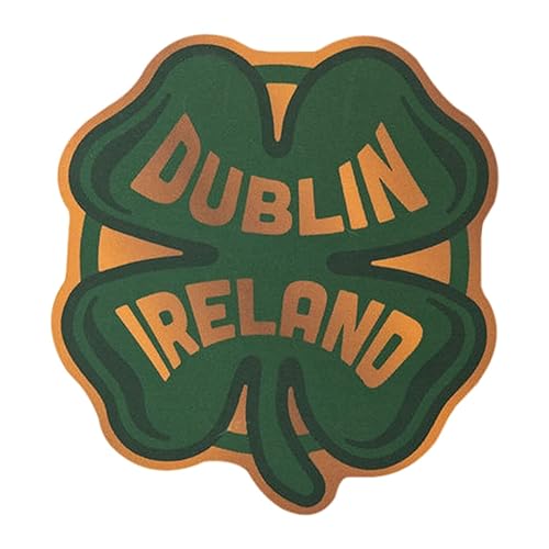 Vagabond Heart Dublin Sticker - Weatherproof Vinyl Ireland Souvenir Decal