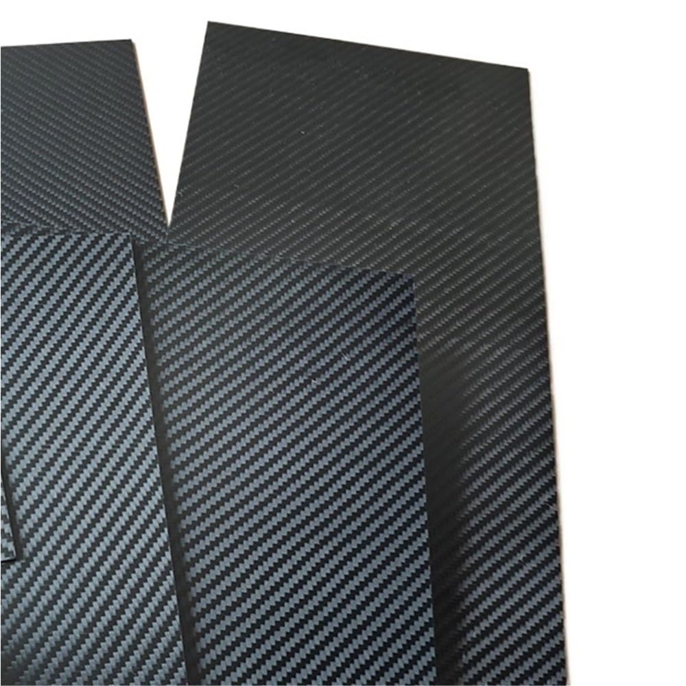 Arkusze z włókna węglowego, Arkusz z włókna węglowego o grubości 2 mm 3K do platform modelarskich w kolorze czarnym w wielu rozmiarach(200x400mm)