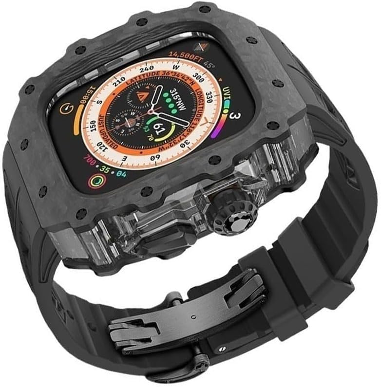 Bracelet sport en silicone transparent pour Apple Watch pour le crossfit et le quotidien