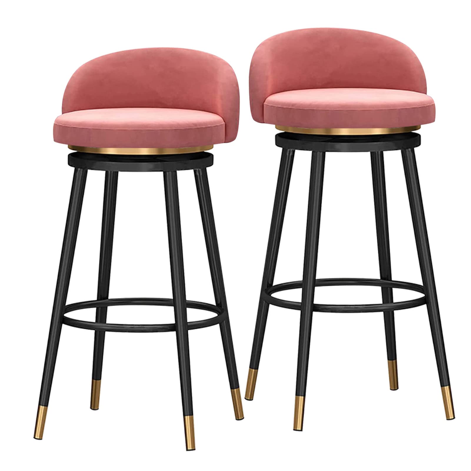 Tabouret de bar lot de 2 design moderne pour salle à manger et comptoir haut de cuisine