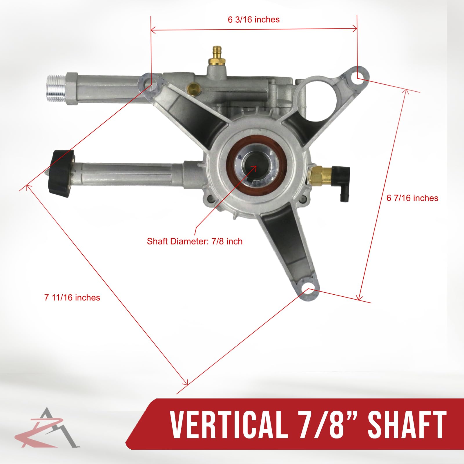The ROP Shop | 2400 PSI Bomba de lavadora a presión para Husky HU80520, HU80530, HU80531, HU80931
