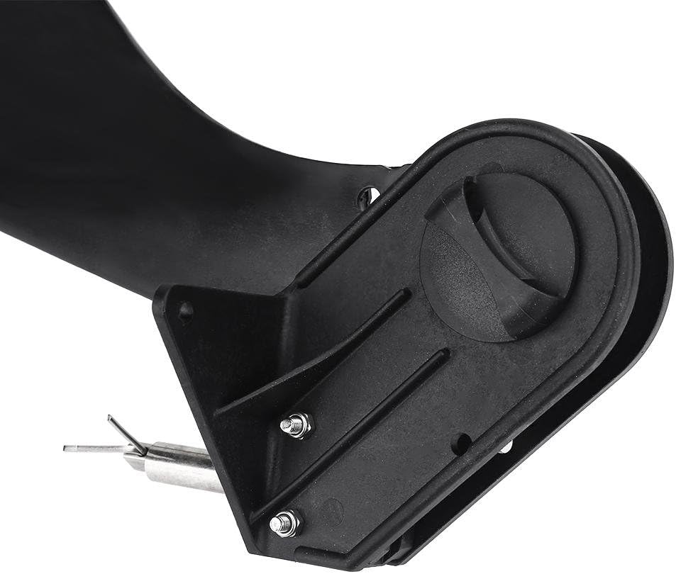 Wbestexercises Kayak Rudder, Black Plastic Watercraft Canoe Kayak Angling Boat Rudder Foot Direction Control Tackle Kits