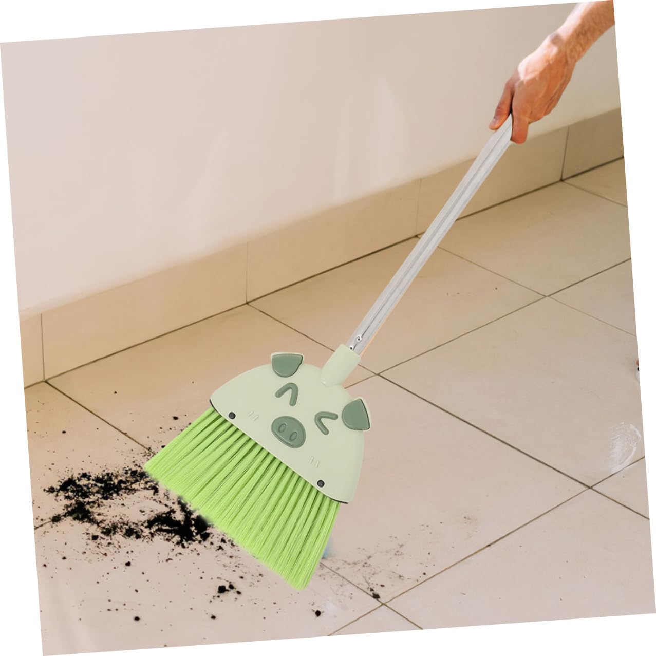 Giocattolo Scopa Paletta e Mop per Materiali Sicuri in Plastica e Acciaio Inossidabile Design Cartoon Leggero e Facile da Usare Regalo Educativo per Pulizia e Coordinazione