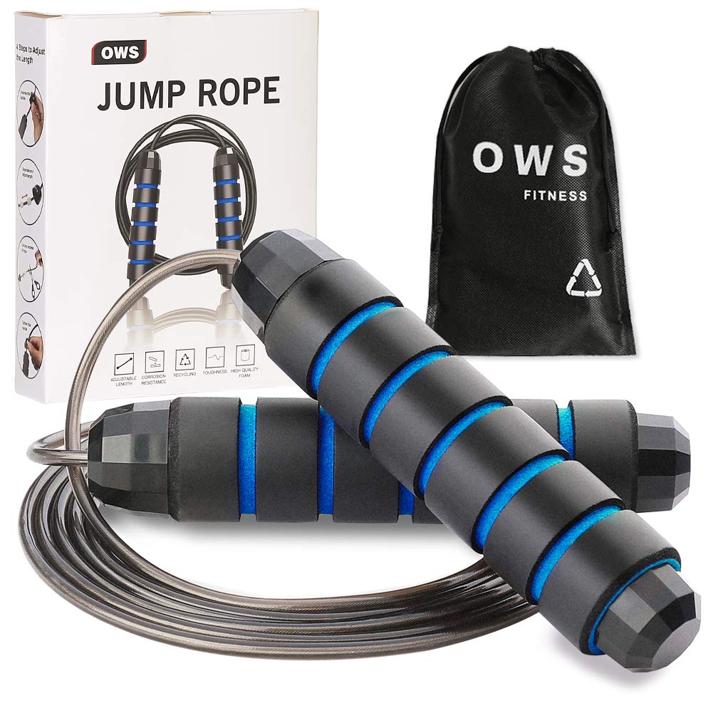 Adjustable Heavy Jump Rope Workouts Crossfit Fitness Rope Speed