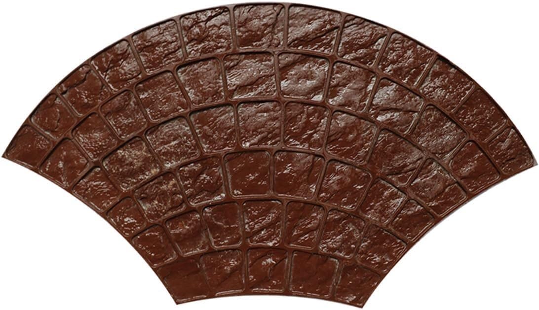 Almohadilla de textura de hormigón elástica con relieve de piedra para grabado de caminos bricolaje