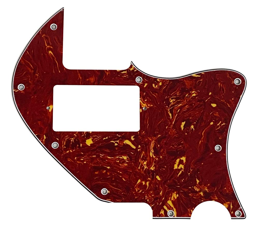 For Tele Merle Haggard f hole Thinline PAF Guitar Pickguard (4 Ply Red Tortoise)