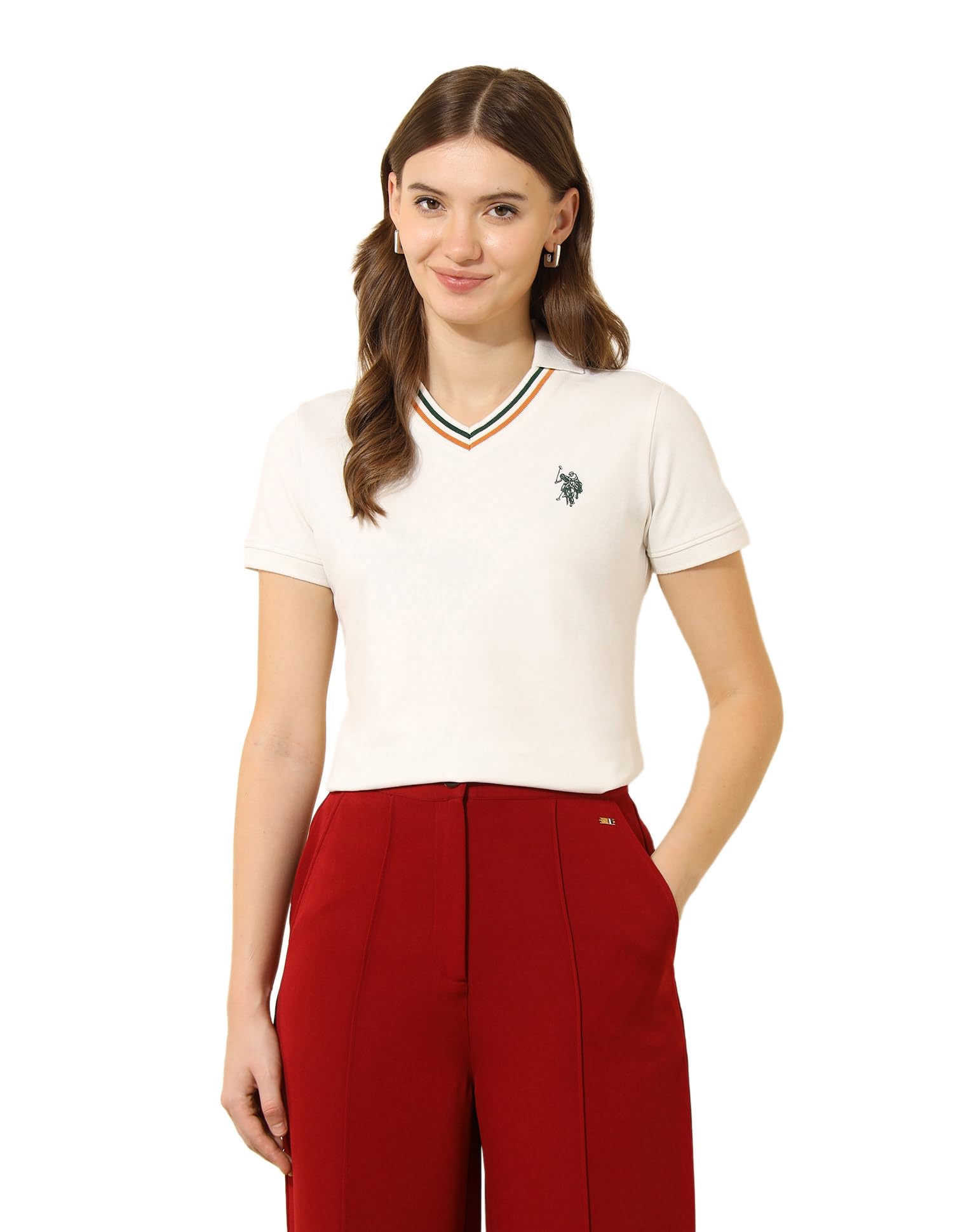 u.s. polo assn. Women's Regular Fit Polo Shirt (UWSS25PTS239-picture-27
