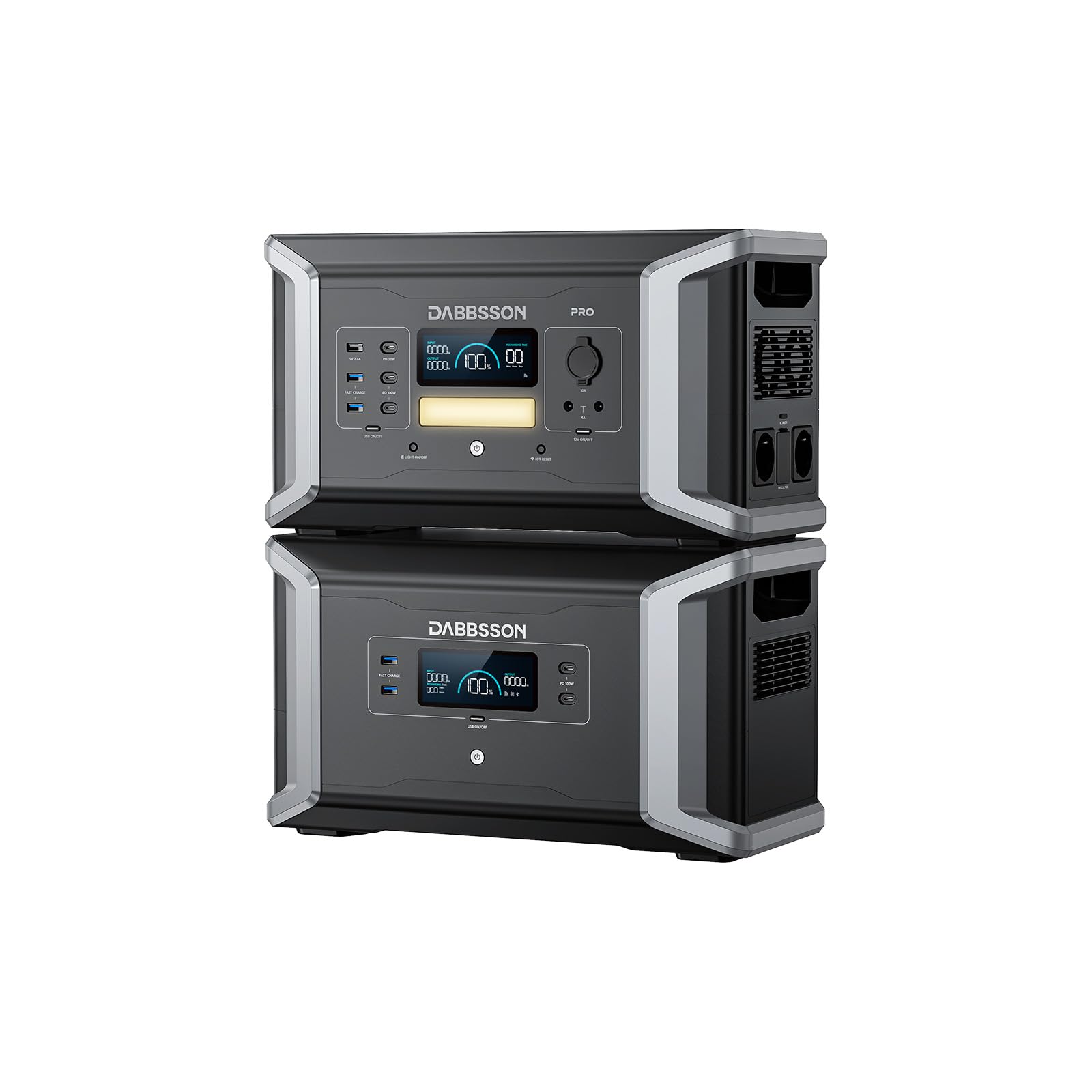 Amazon.co.jp: 【3174Wh大容量セット】Dabbsson ポータブル電源