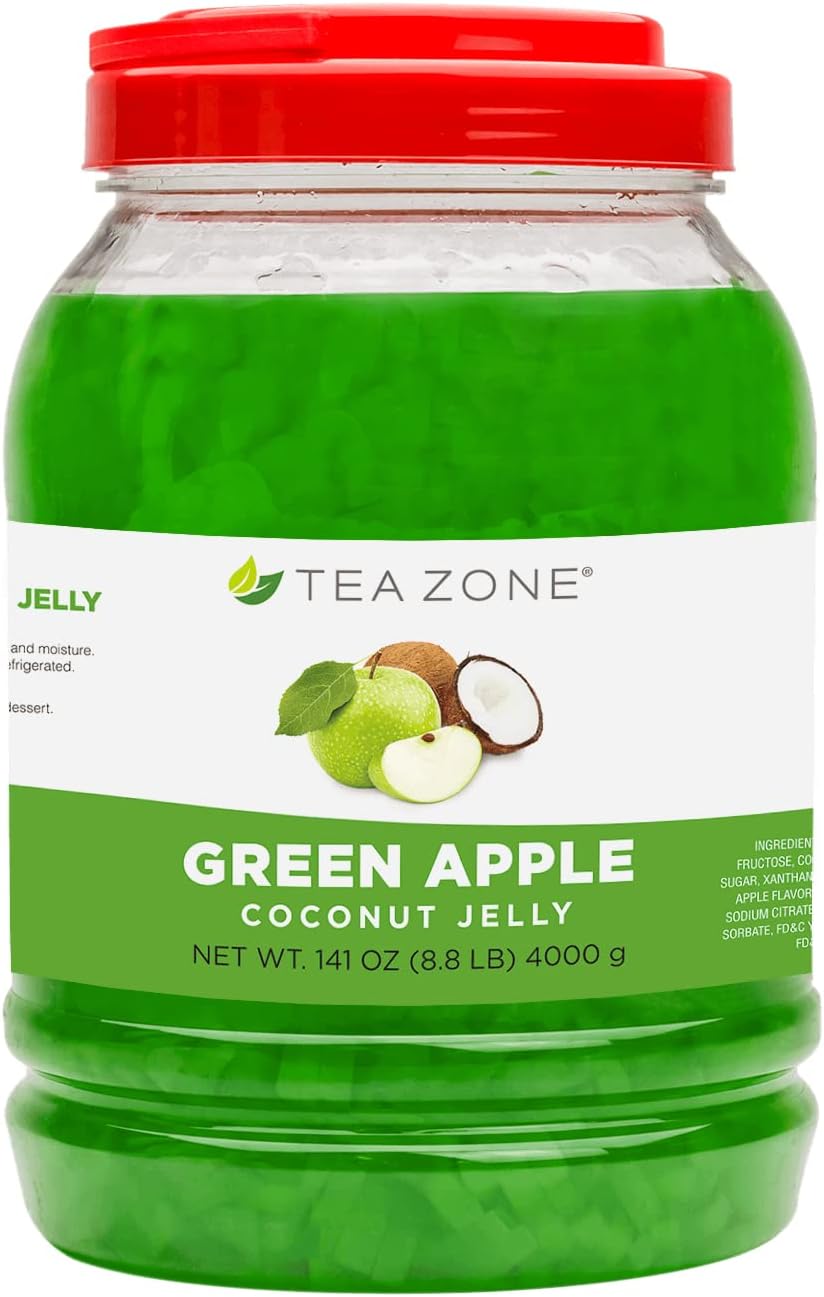 Tea Zone B2006 Green Apple Coconut Jelly - Jar (8.8 lbs)