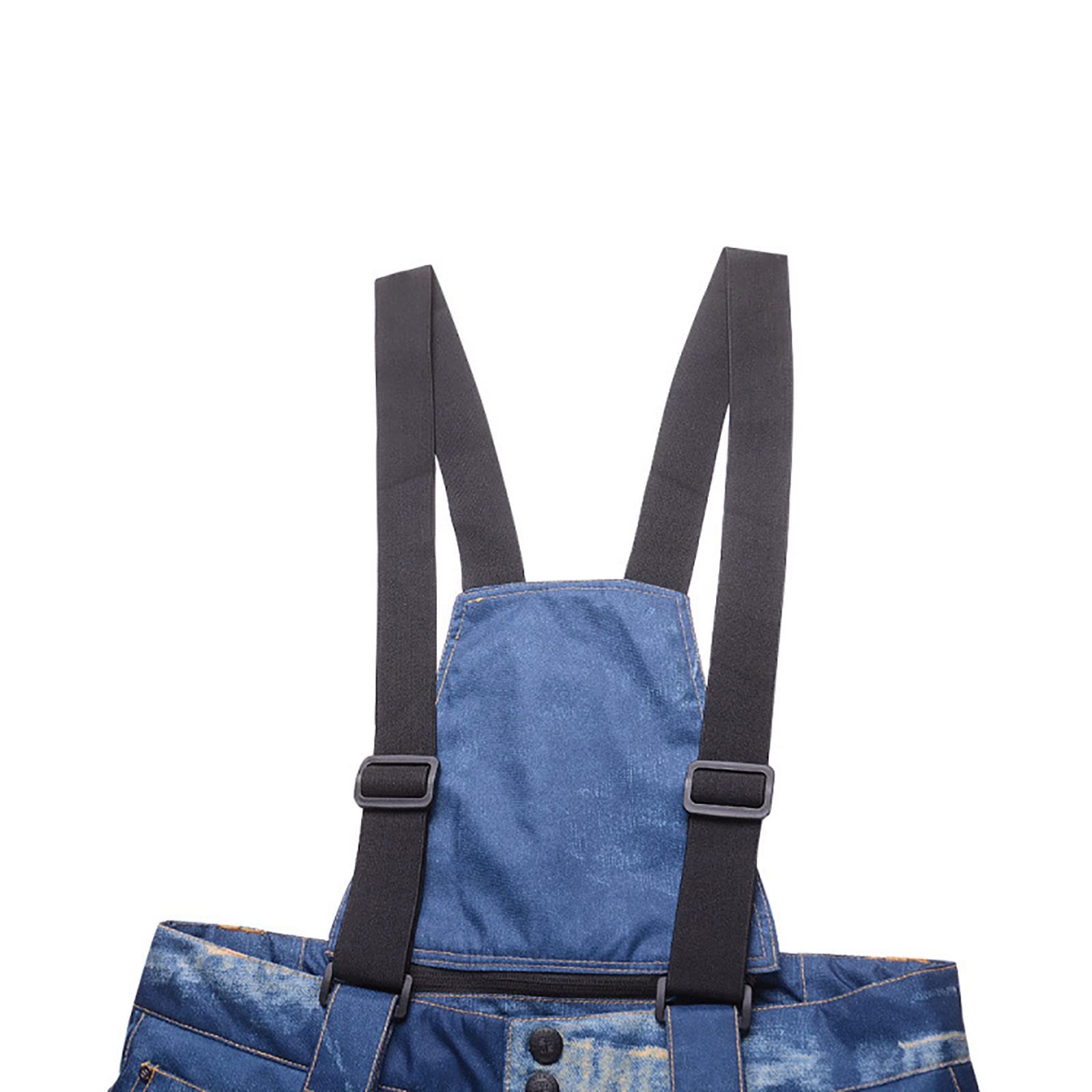 Pantalon de ski en jean pour homme, sports d'hiver imperméable à l'eau, taille extensible, pantalon chaud isolé, pour le ski, la randonnée, la neige, la marche en plein air