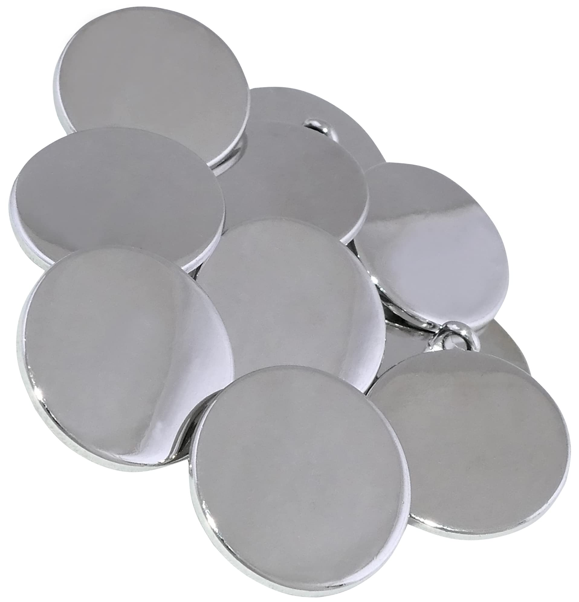AERZETIX - Set van 35 plastic knopen om te naaien 30 mm in
