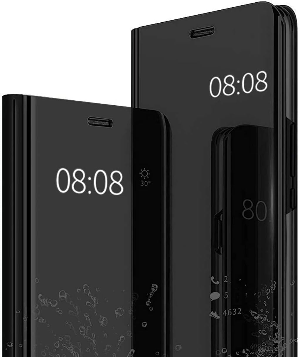 Samsung Galaxy S9 Mirror Case Metal Flip Stand Phone Cover Full Protective Case for Samsung Galaxy S9 (Samsung Galaxy S9, Silver)