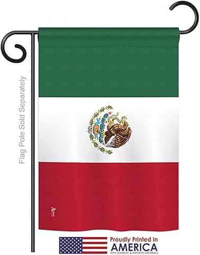Miniatura 8 de Americana Home & Garden HG140154 - Banderas de México de la Nacionalidad Mundial impresiones decorativas de casa vertical 28.0in x 40.0in, 13.0in,