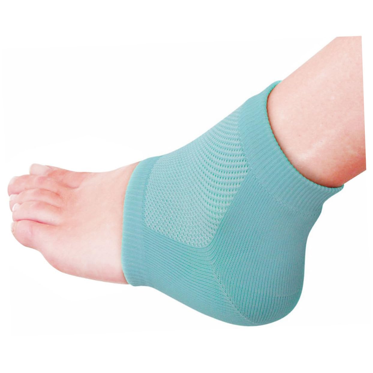 IWOWHERO Moisturizing Gel Heel Socks for Dry Cracked Skin Toe Recovery Socks Vitamins Butter Random Color