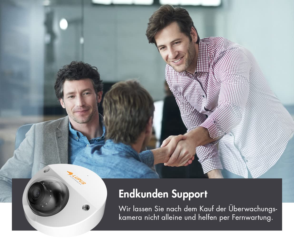 Lupus LE228 IP Dome Kamera mit PoE, Überwachungskamera aussen, SD Aufzeichnung, Deutscher Hersteller, Personenerkennung, 50m Nachtsicht, Metallgehäuse, inkl. PC/MAC-Software, Ver. 2021