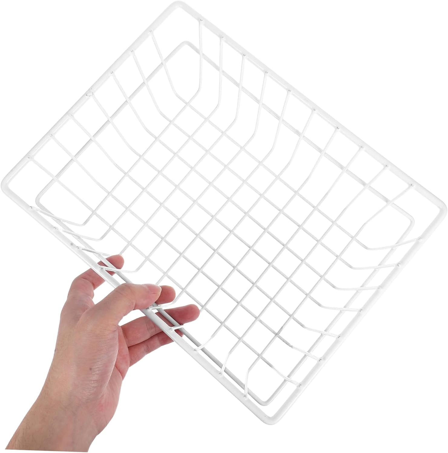 STOBAZA Metal Freezer Storage Baskets Versatile Dividers for Chest Freezers Mesh Design for Home and Kitchen Use