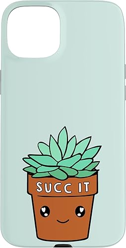 Vista 9 de iPhone 16 Succ It - Cute Succulent Plant Lovers Gardening Theme Case
