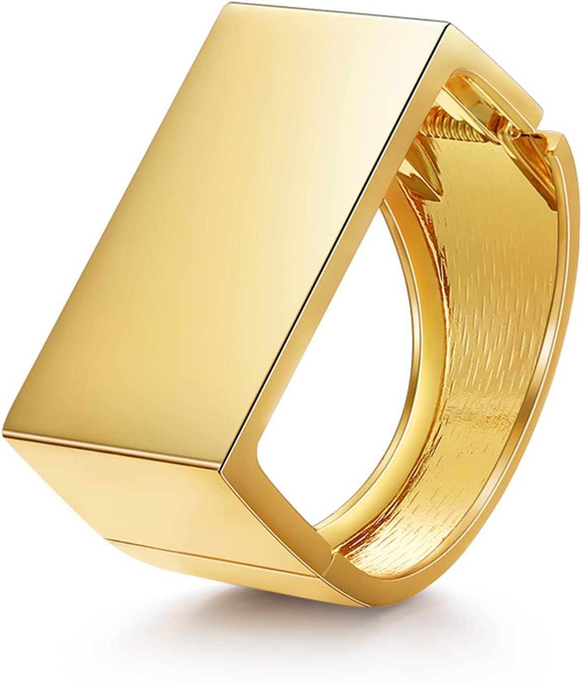 YBMYCM Wide Cuff Chunky Gold Bracelets for Women Open Cuff Bangles Bling Rhinestone Wrist Cuff Bracelets for Women as Gifts