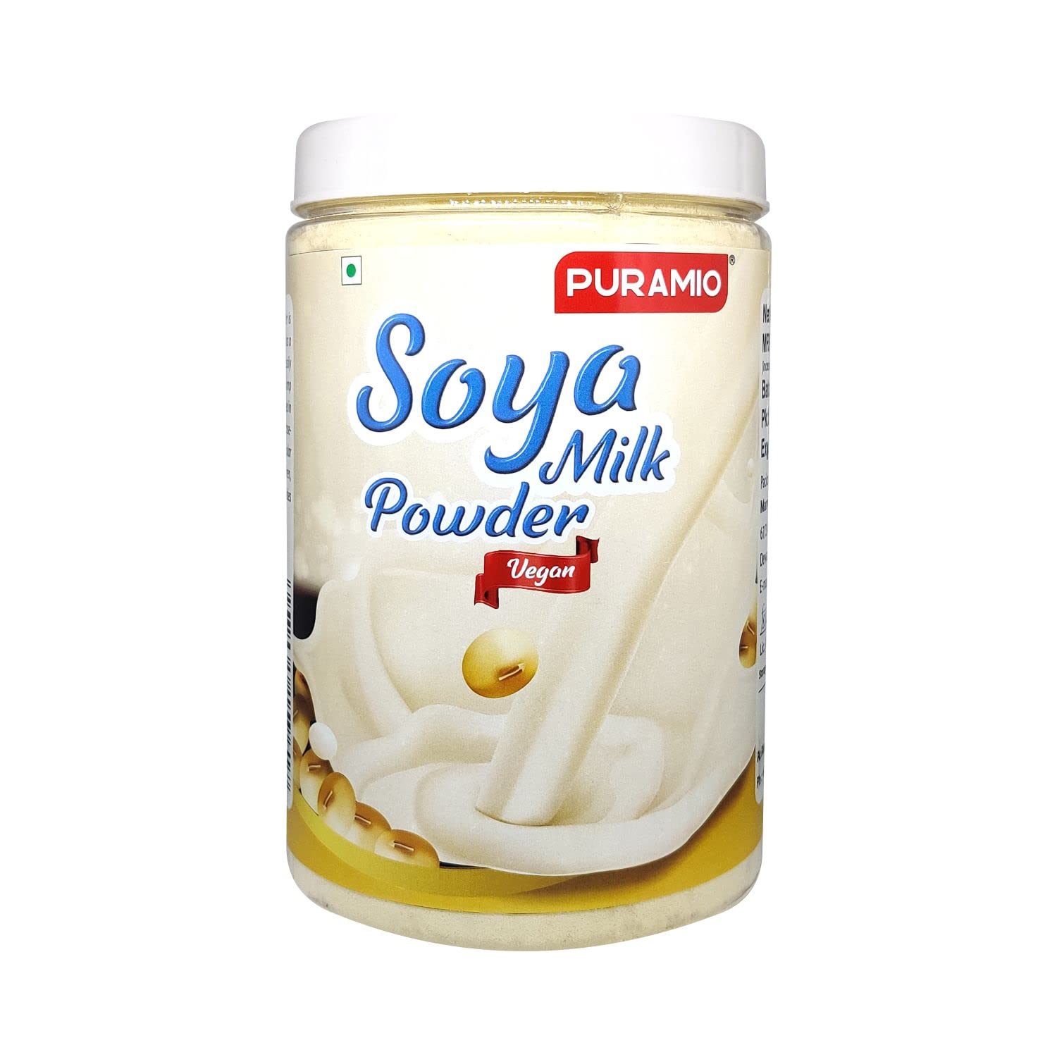 Puramio Soya Milk Powder (Vegan),Soy Milk Powder, (800g)