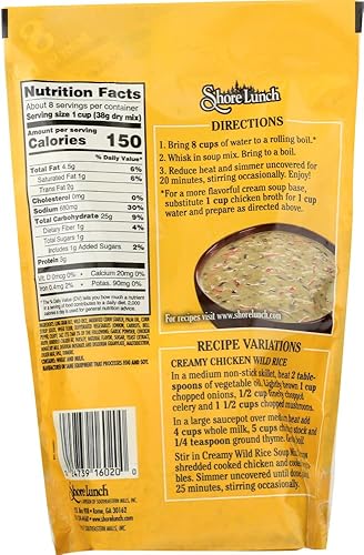 Miniatura 2 de Shore Lunch Mezcla cremosa de sopa de arroz silvestre, 10.8 onzas, paquete de 2