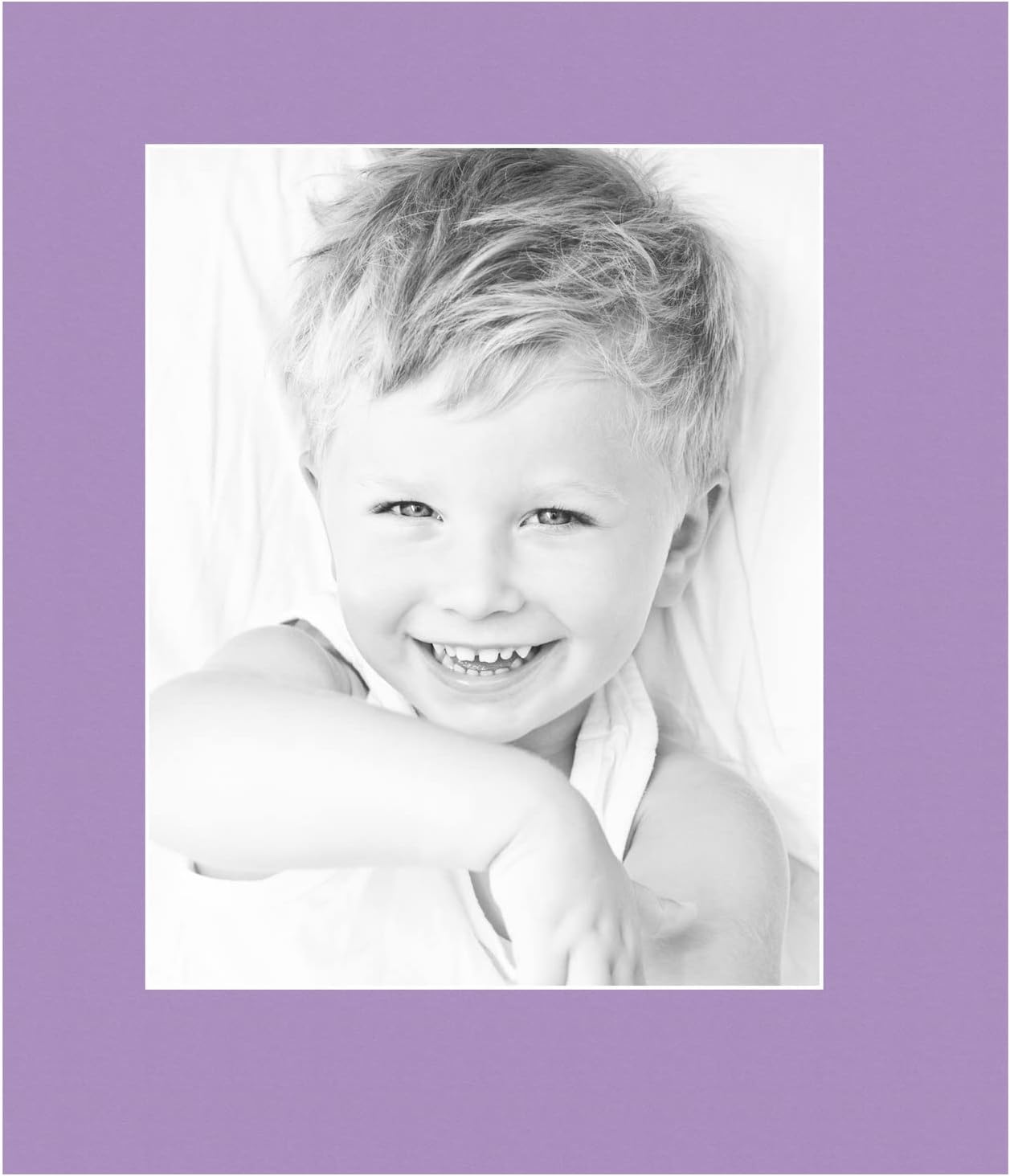 8x10 Lilac / Lavender Mist Custom Mat for Picture Frame with 4x6 opening size (Mat Only, Frame NOT Included)